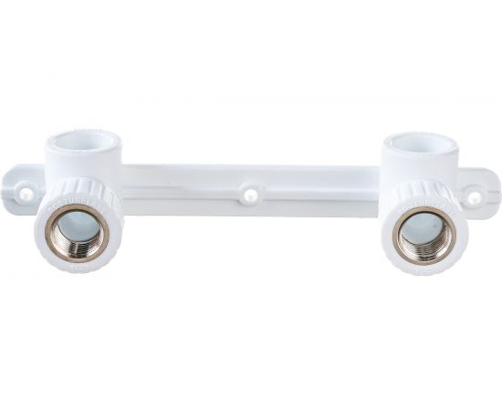 Угольник RTP PN25 комбинированный, с креплением, двойной под смеситель, внутренняя резьба, D25х1/2 мм 10702 