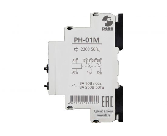 Реле контроля напряжения Реле и Автоматика, РН-01М 220В 50Гц A8223-77135969 