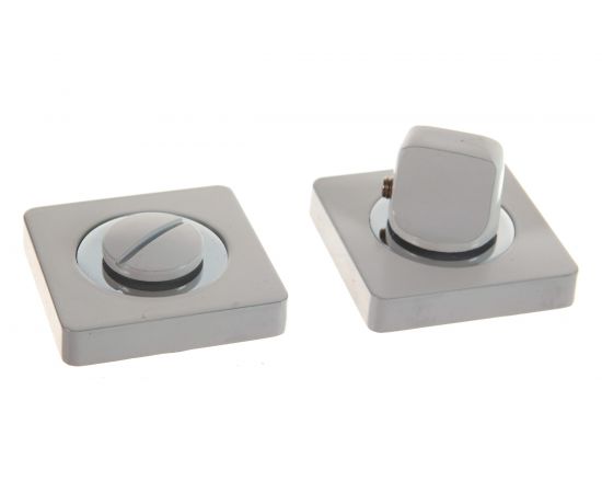 Квадратная завертка к ручкам RENZ мат.суп.бел./хр.бл. BK 02 MSW-CP 