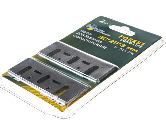 Ножи односторонние (2 шт; 82х29х3мм) для электрорубанка TRIO-DIAMOND FLL716 – изображение 2