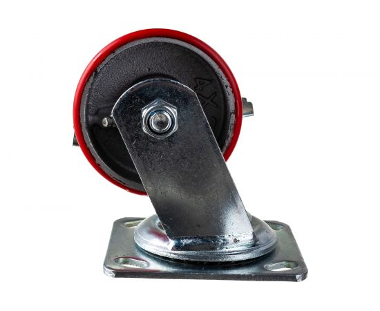 Колесо большегрузное полиуретановое поворотное с тормозом Longway SCPB42 – изображение 2