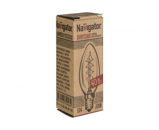 Лампа Navigator NI-V-C-C-40-230-E14-CLG 71953 – изображение 2
