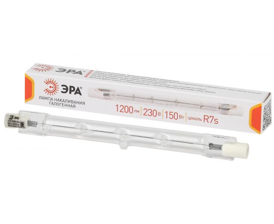 Галогенная лампа ЭРА J118-150W-R7s-230V, J118, 150Вт, R7s 10/500/18000 Б0048493 – изображение 2