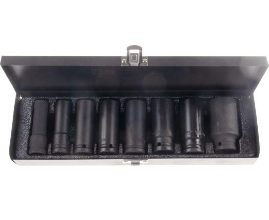 Набор головок ударных глубоких (8 пр; 12-30 мм) СЕРВИС КЛЮЧ 77401 – изображение 2