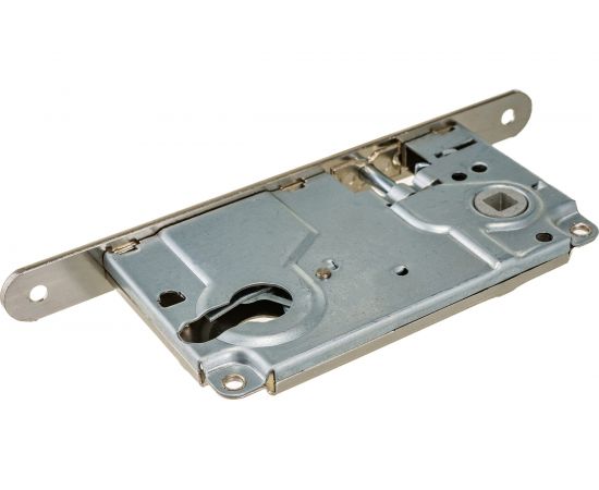 Межкомнатный замок под цилиндр ARMADILLO LH 25-50 SN BOX ригель+защёлка матовый никель 28393 – изображение 2