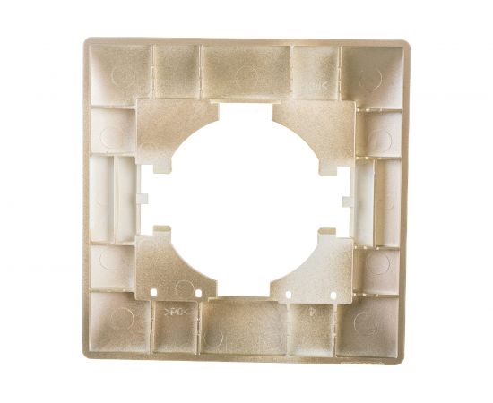 Рамка GUSI ELECTRIC Bravo 1-местная, цвет шампань С1010-027 – изображение 2