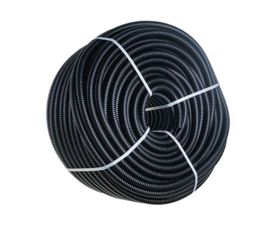 Гофрированная труба ЭРА ПНД черный d 20мм с зонд. легкая 100м Б0036825 – изображение 2