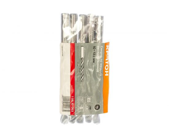 Сверло по металлу оксидированное (10 мм; 133х87 мм) Кратон 1 05 10 063 – изображение 2