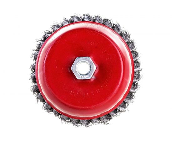 Кордщетка чашечная для УШМ (витая жесткая) 150 мм Профессионал 9633 – изображение 2