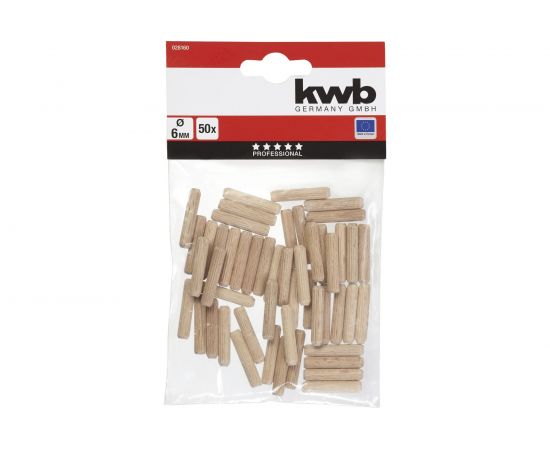 Мебельный шкант KWB 6x30 мм 50 шт 28160 – изображение 2