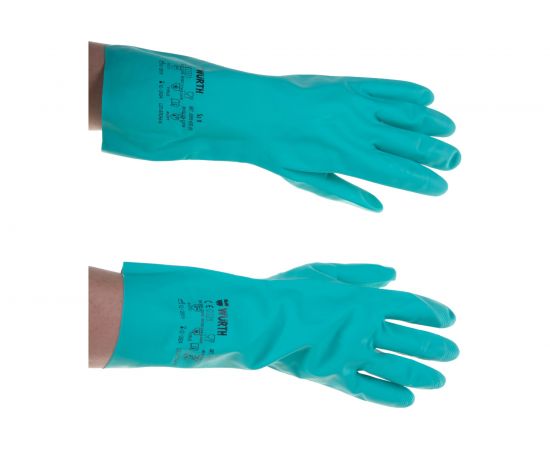 Перчатки Wurth CHEM NITRIL 330 мм, р.9 089943509 061 1 – изображение 2
