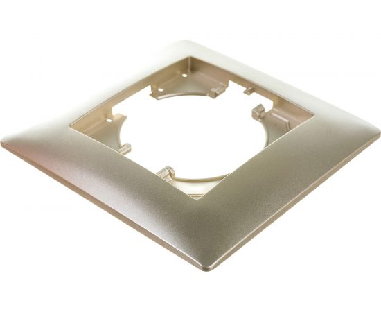 Рамка GUSI ELECTRIC Bravo 1-местная, цвет шампань С1010-027 – изображение 3