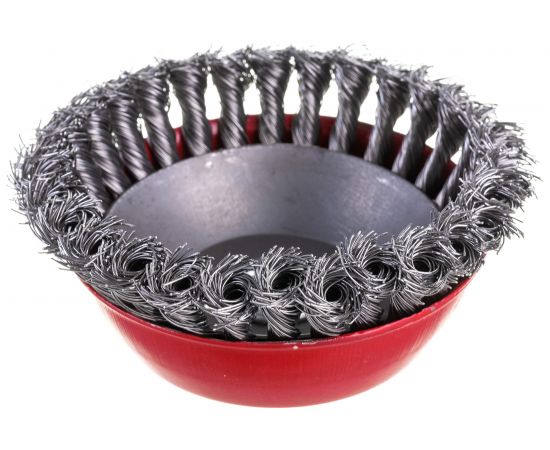 Кордщетка чашечная для УШМ (витая жесткая) 150 мм Профессионал 9633 – изображение 3