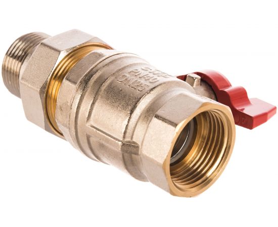 Шаровой кран RuB с накидной гайкой (""американка""), 1"" DN25 PN40, ВР-ВР, серия MILANO (S.90) S90F36 – изображение 3