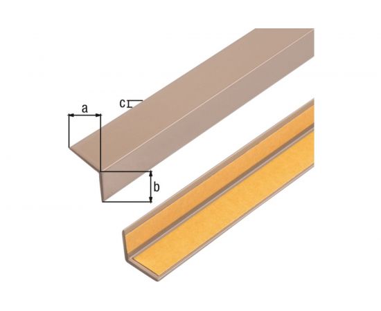 Самоклеящийся уголок GAH ALBERTS алюминий, маккиато, 17.8x18x1.8 мм 431938 – изображение 3