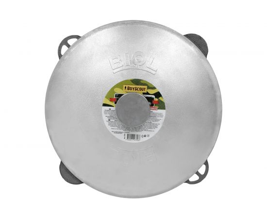 Домашний (дачный) чугунный казан с крышкой в чехле BOYSCOUT 12 л, азиатская чаша 61361 – изображение 3