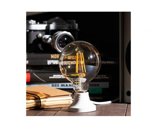 Филаментная лампа REXANT Груша A95 11.5 Вт 2400K E27 золотистая колба 604-142 – изображение 3