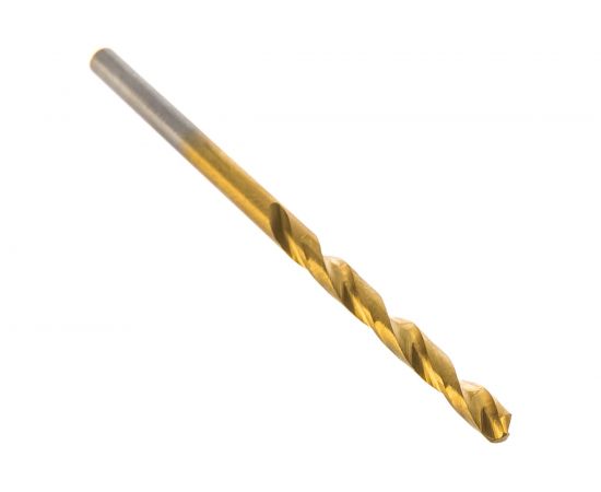 Сверло по металлу Профоснастка 3,3 мм HSS M2 TIN/135 DIN 338, 1 шт., №200 30201040 – изображение 3