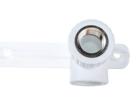 Угольник RTP PN25 комбинированный, с креплением, двойной под смеситель, внутренняя резьба, D25х1/2 мм 10702 – изображение 4