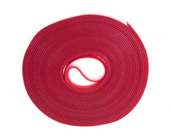 Лента (липучка) в рулоне Hyperline WASNR-5x9-RD ширина 9 мм, длина 5 м, красная 401707 – изображение 4