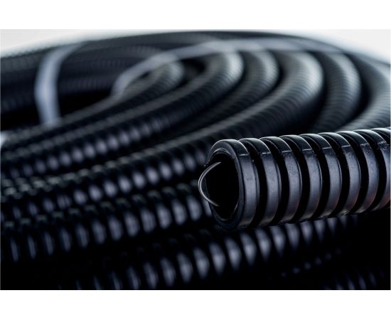 Гофрированная труба ЭРА ПНД черный d 20мм с зонд. легкая 100м Б0036825 – изображение 4