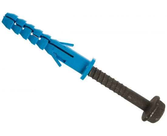 Фасадный дюбель ЕВРОПАРТНЕР ДФ Б 10x60 мм, шуруп ШГ, покрытие ТДЦ 4шт A1 0126 2 – изображение 4