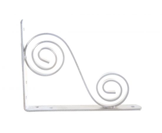 Фигурный кронштейн Домарт 200х150 мод.5 белый антик 171030 – изображение 4