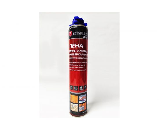 Пена монтажная профессиональная с аппликатором Samgrupp 750 мл/900 гр 16029 – изображение 5