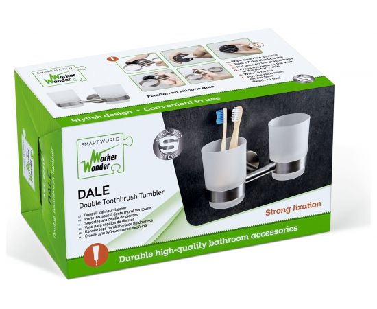 Стакан для зубных щеток Wonder Worker DALE двойной 80319 – изображение 5