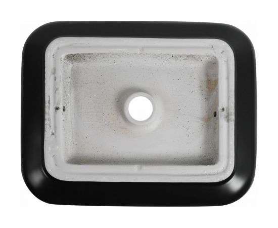 Керамическая накладная раковина Aquanet SOUL-1-MB 500х400х135, черный матовый 00245833 – изображение 5