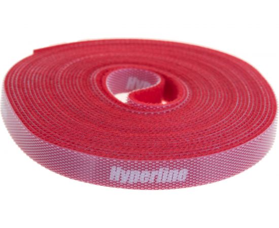 Лента (липучка) в рулоне Hyperline WASNR-5x9-RD ширина 9 мм, длина 5 м, красная 401707 – изображение 5