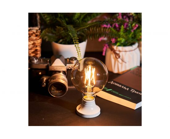 Филаментная лампа REXANT Груша A95 11.5 Вт 2400K E27 золотистая колба 604-142 – изображение 5