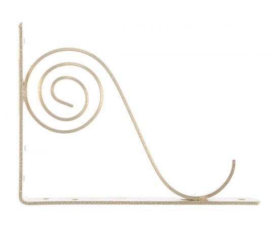 Фигурный кронштейн Домарт 200х150 мод.5 белый антик 171030 – изображение 6