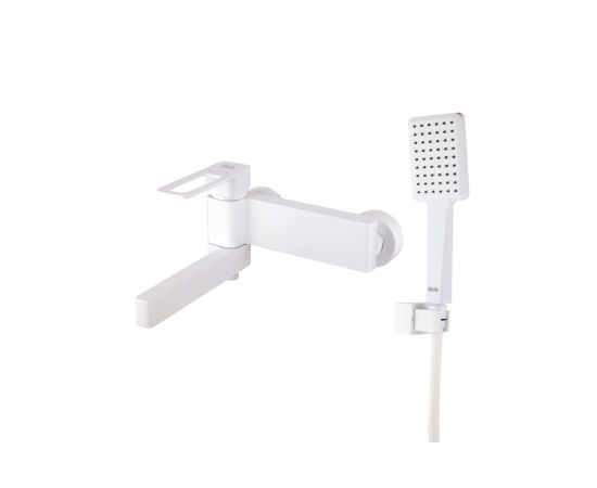 Смеситель для ванны IDDIS белый матовый Slide SLIWT00i02 