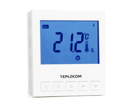Встраиваемый программируемый комнатный термостат TEPLOCOM Бастион TS-Prog-220/3A 913 