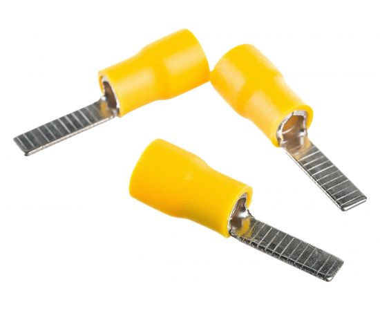 Штифтовая плоская изолированная клемма Nord-Yada с ПВХ манжетой 4-6 кв.мм 907401 