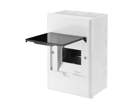 Распределительный навесной щит KRANZ на 4 модуля ЩРН-П-4 IP41 пластик KR-11-0304 