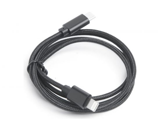 Шнур Atom Evolution USB Type-C 3.1 - Lightning, 1,8 м, штекер/штекер, черный, 31018 