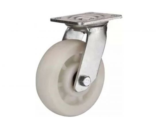 Колесо нейлоновое большегрузное поворотное с панелью (125 мм; 300 кг; шарикоподшипник) А5 1000114 