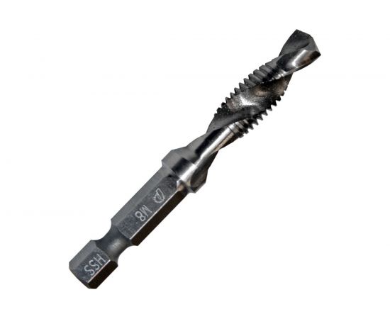 Сверло-метчик М8 (64 мм; HEX 1/4) ПРАКТИКА 775-006 