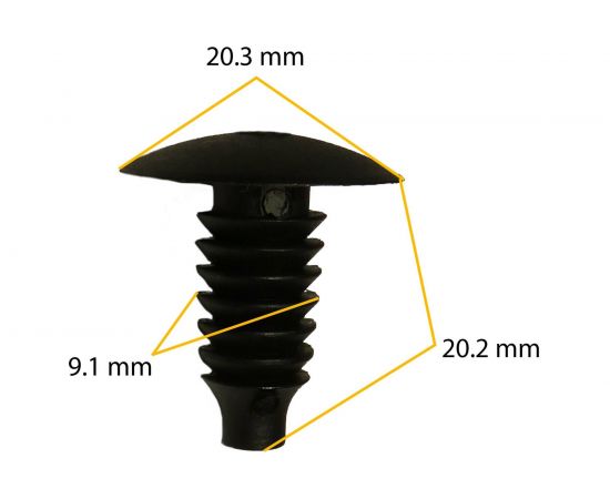 Автокрепеж для VAG BMW Ford Opel 10 шт N90201601H, 51471904317 , 699884, 2207713 КрепАвто 0009 – изображение 2