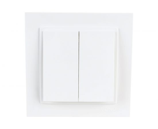 Двухклавишный выключатель MONO ELECTRIC Despina, слоновая кость 102-010025-102 – изображение 2