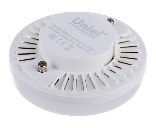 Светодиодная лампа Uniel матовая LED-GX53-8W/6500K/GX53/FR PLZ01WH UL-00005312 – изображение 2