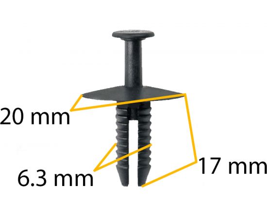 Автокрепеж для BMW 10 шт 51118174185 КрепАвто 0014 – изображение 2