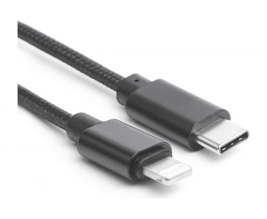 Шнур Atom Evolution USB Type-C 3.1 - Lightning, 1,8 м, штекер/штекер, черный, 31018 – изображение 2