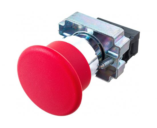 Кнопка управления IEK, LAY5-BC41, Грибок, без подсветки, 1з, ИЭК, красная BBG70-BC-K04 – изображение 2