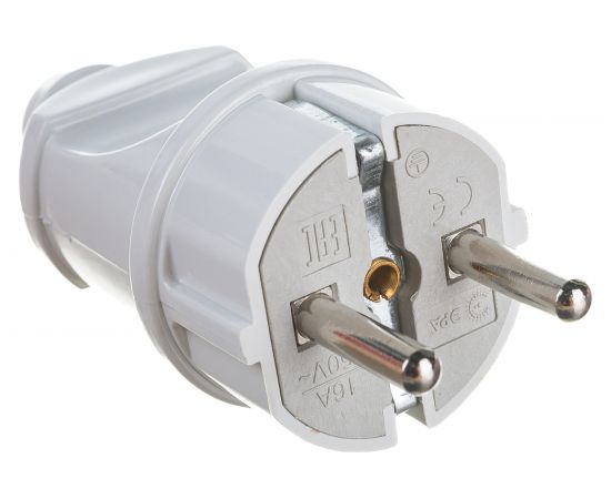 Вилка ЭРА Vx2-W Vx2 с/з прямая 16A белая Б0039673 – изображение 2