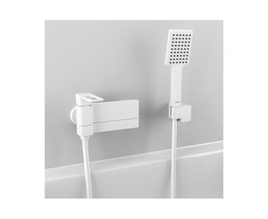 Смеситель для ванны IDDIS белый матовый Slide SLIWT00i02 – изображение 2