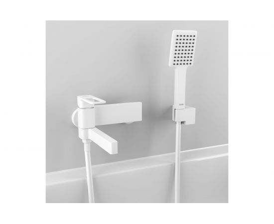 Смеситель для ванны IDDIS белый матовый Slide SLIWT00i02 – изображение 3