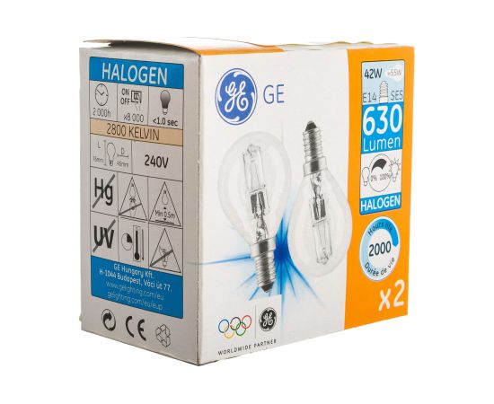 Галогенная лампа General Electric GE HALO S42W CL E14-2/16 63944 – изображение 3